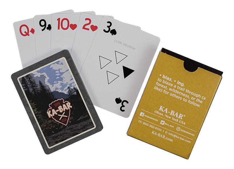 KA BAR Knives Playing Cards, Skull view 2