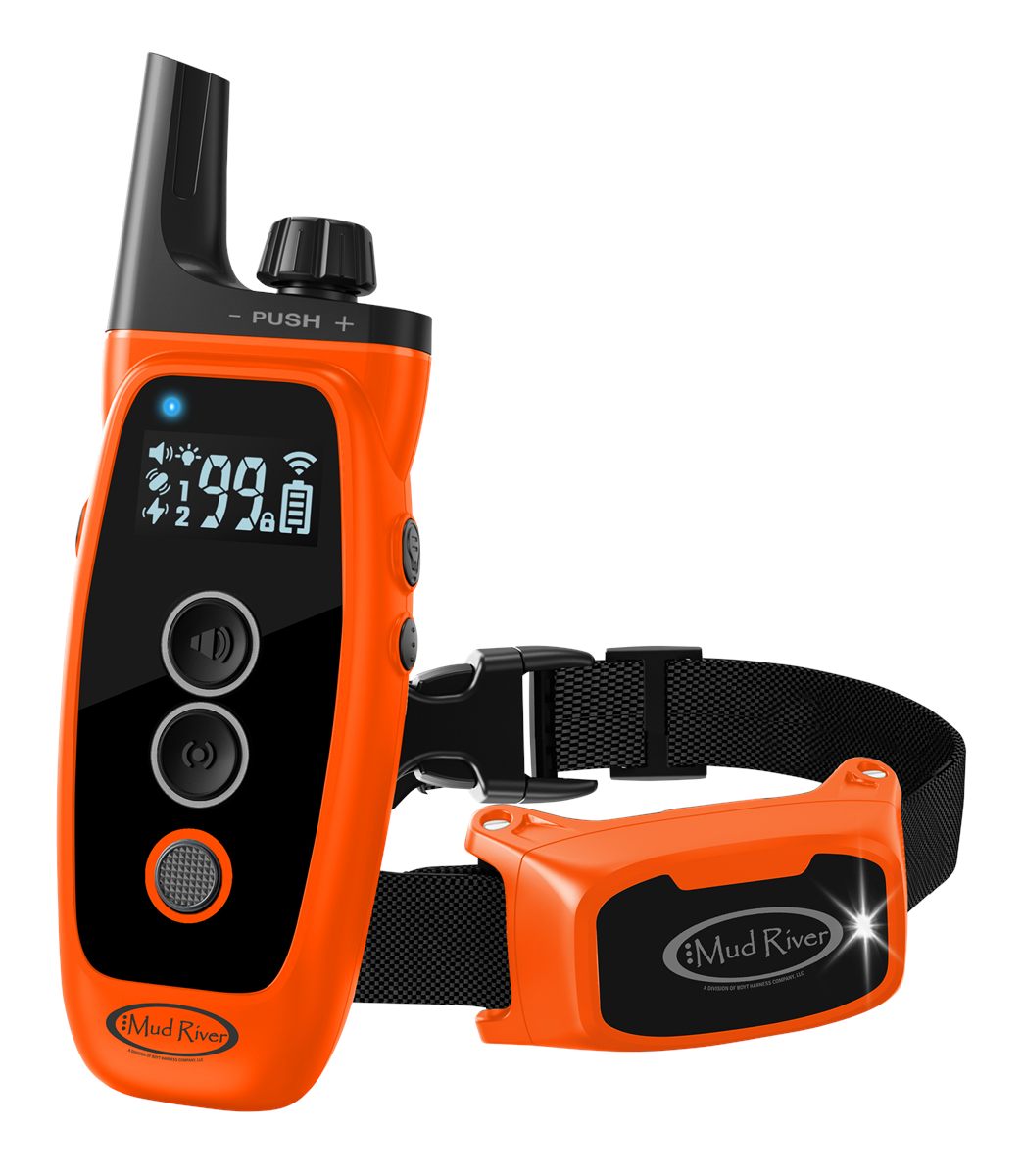 Boyt Harness 38107 MR 1000 Training Collar Dog Black/Orange w/ Remote