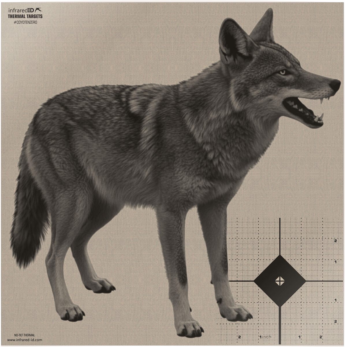 Reshet Graf Infrared-id Coyotenzero Therm Targt Coy+zero 1+50