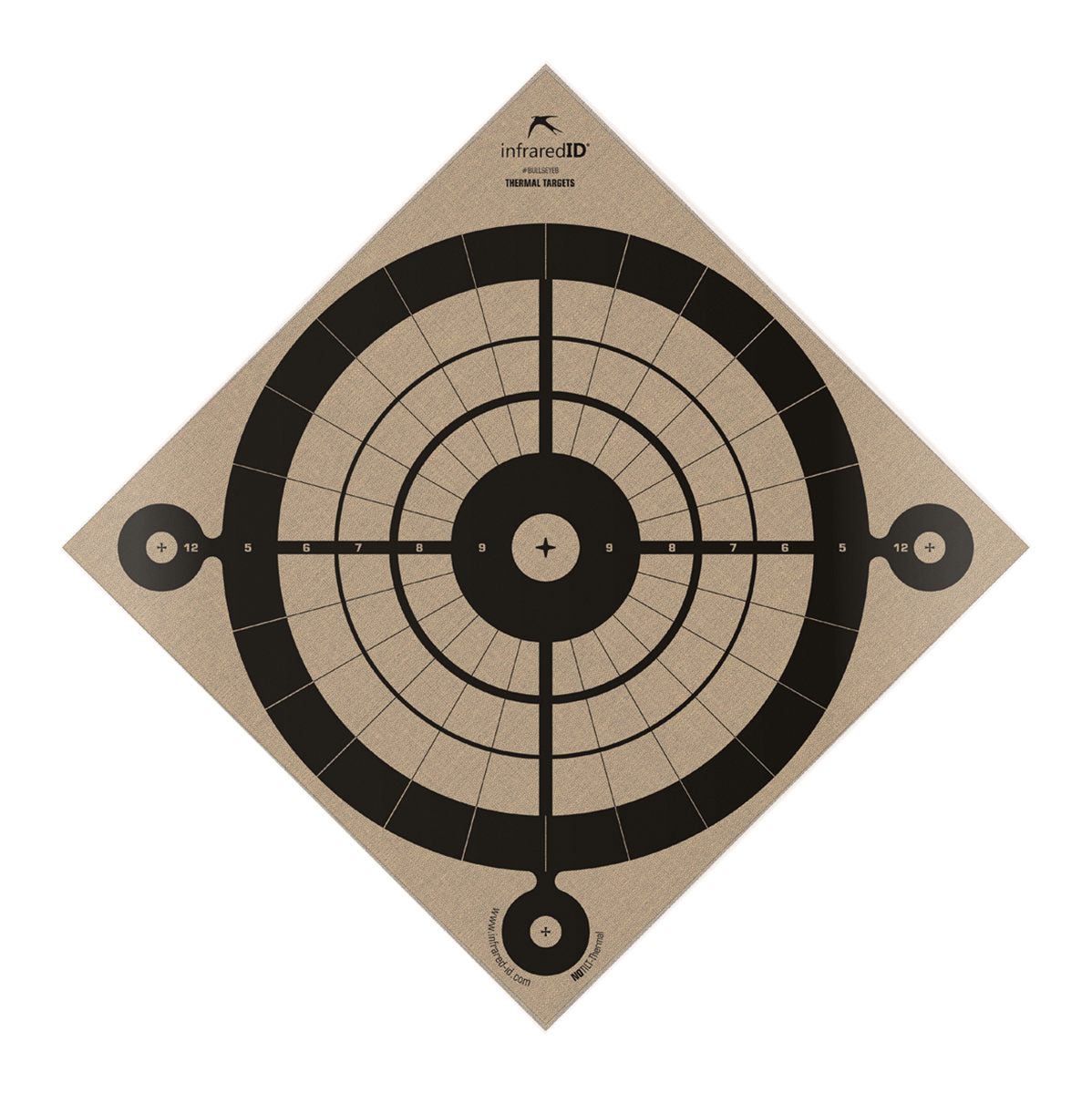 Reshet Graf Infrared-id Bullseye8 Therm Target 3pk