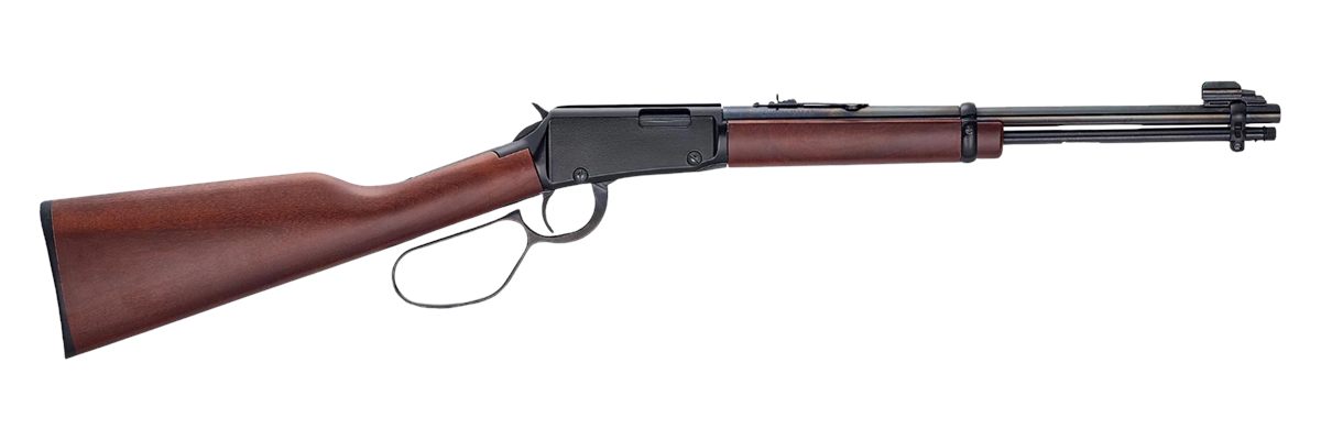 Henry H001L22 Classic 22 S/L/LR 15/17/21+1 18.50in Blued Round Barrel, Blac