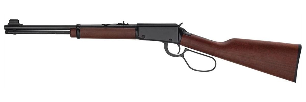 Henry H001L22M Classic 22 WMR 12+1 18.50in Blued Round Barrel, Black Alumin view 2