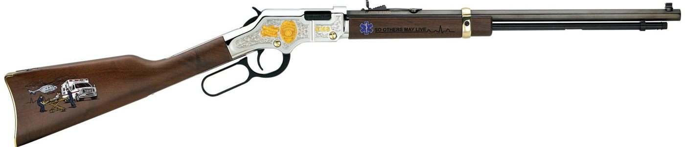 Henry H004EMS Golden Boy EMS Tribute Edition 22 LR, 16 LR/21 Short, 20in Bl