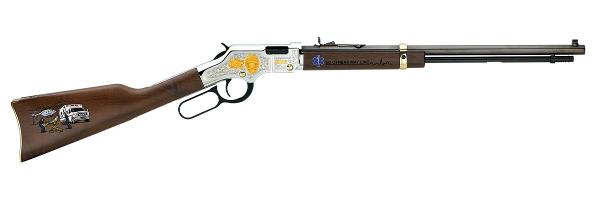 Henry H004EMS Golden Boy EMS Tribute Edition 22 LR, 16 LR/21 Short, 20in Bl view 2