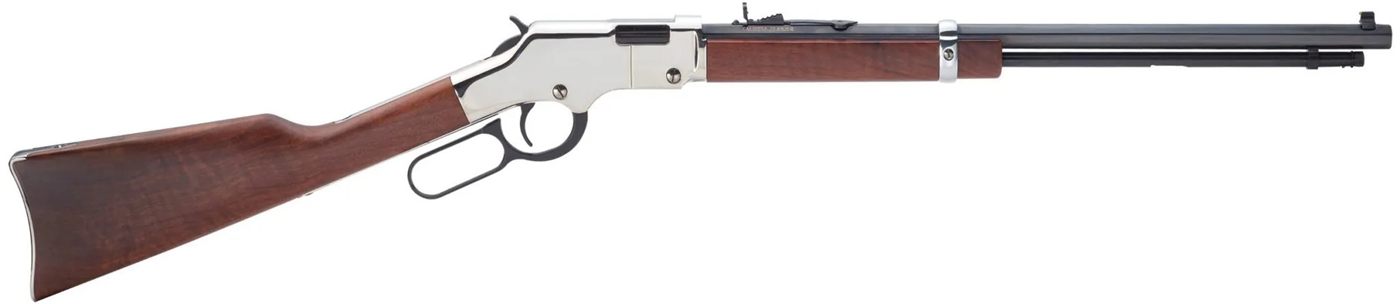 Henry Repeating Arms H004SV Golden Boy Silver 17 HMR Caliber with 11+1 Capa