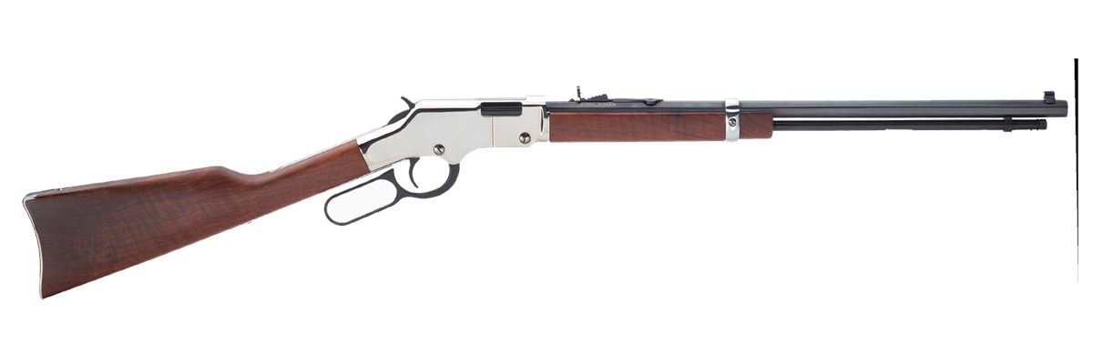 Henry Repeating Arms H004SV Golden Boy Silver 17 HMR Caliber with 11+1 Capa view 2