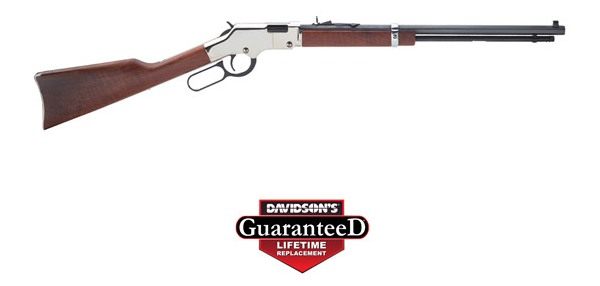 Henry Repeating Arms H004SV Golden Boy Silver 17 HMR Caliber with 11+1 Capa view 3