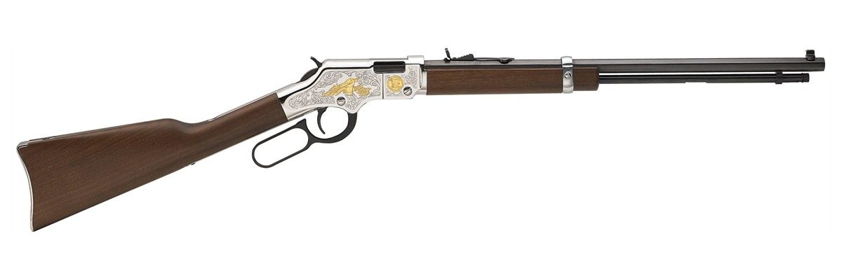 Henry Repeating Arms H004SAT Golden Boy 2nd Amendment Tribute 22 Short,Long