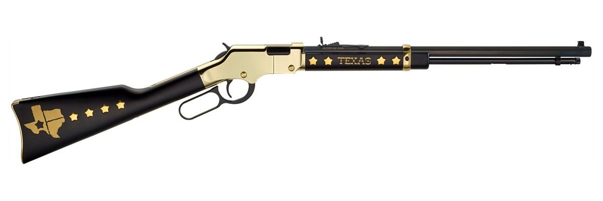 Henry Repeating Arms H004TX Golden Boy Texas Tribute Full Size 22 Short, Lo