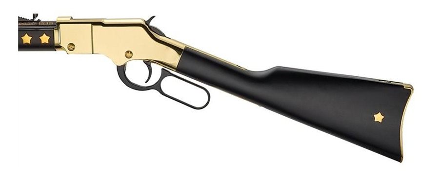 Henry Repeating Arms H004TX Golden Boy Texas Tribute Full Size 22 Short, Lo view 4