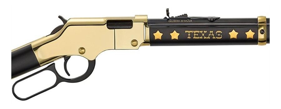 Henry Repeating Arms H004TX Golden Boy Texas Tribute Full Size 22 Short, Lo view 5
