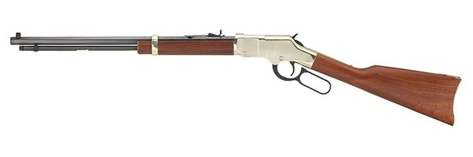 Henry Repeating Arms H004V Golden Boy 17 HMR 12+1 20in Octagon Barrel Brass view 2