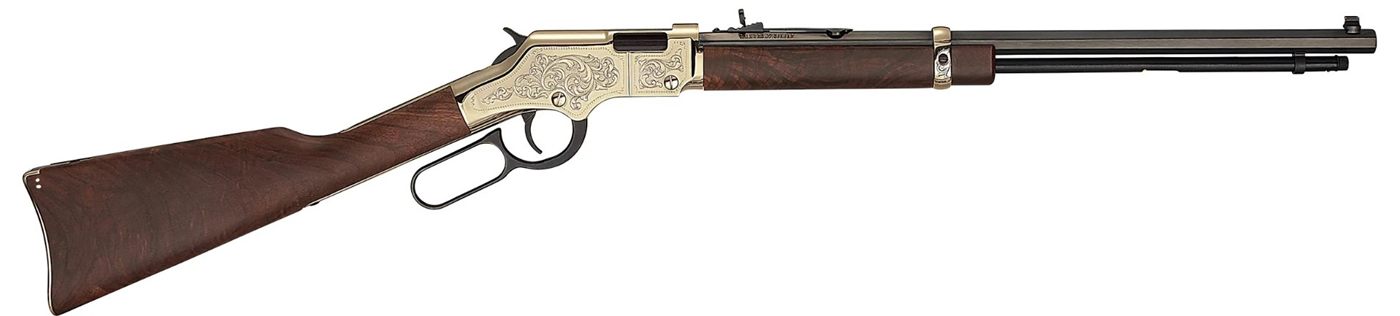 Henry Repeating Arms H004D4 Golden Boy Deluxe 4th Edition 22 Short, Long or view 2