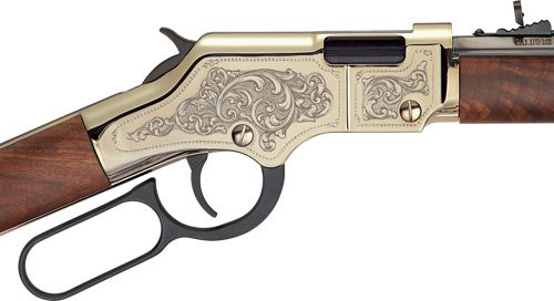Henry Repeating Arms H004D4 Golden Boy Deluxe 4th Edition 22 Short, Long or view 3