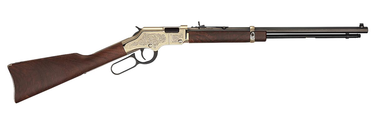 Henry Repeating Arms H004VD4 Golden Boy Deluxe 4th Edition 17 HMR 12+1 20in