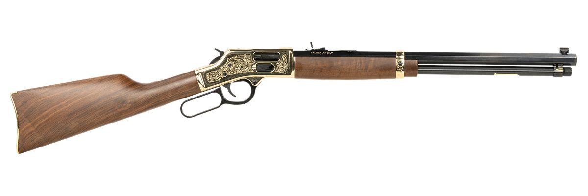 Henry H006GCD Deluxe Side Gate Full Size 45 Colt (Long 10+1 20in Blued Octa