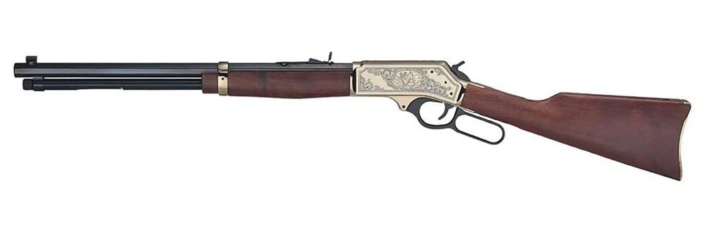 Henry Repeating Arms H009BGWL Wildlife 30 Win 5+1 20in Blued Octagon, Polis view 4