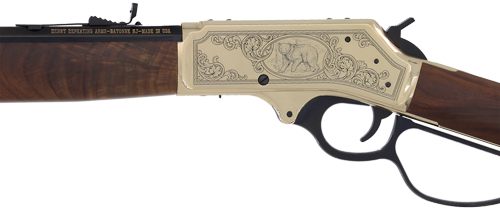 Henry Repeating Arms H010BGWL Wildlife 45-70 Gov 4+1 22in Blued Octagon, Po view 4