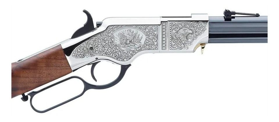 Henry Repeating Arms H011SD Original Silver Deluxe Full Size 44-40 Win 13+1 view 2