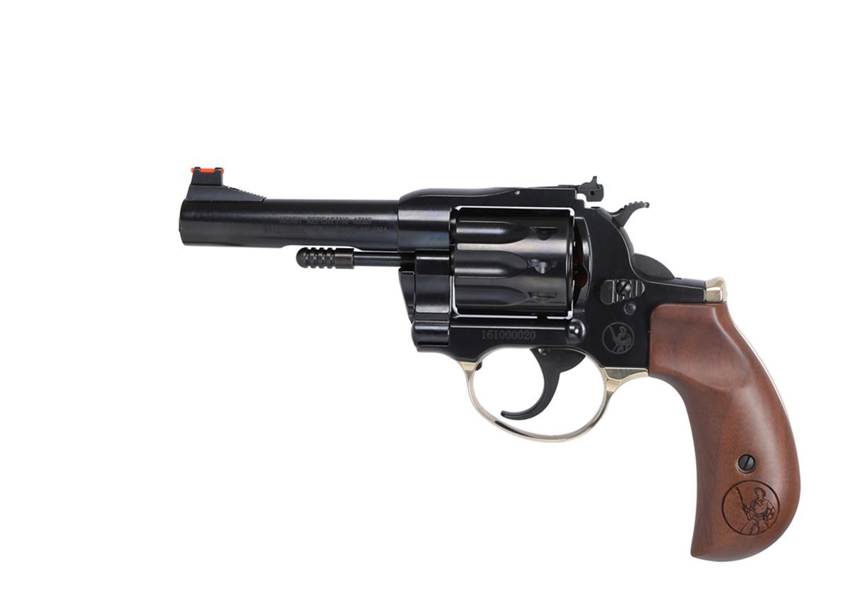 Henry H016BDA Golden Boy 22 S/L/LR 10 Shot 4in Blued Round Barrel, Cylinder view 3