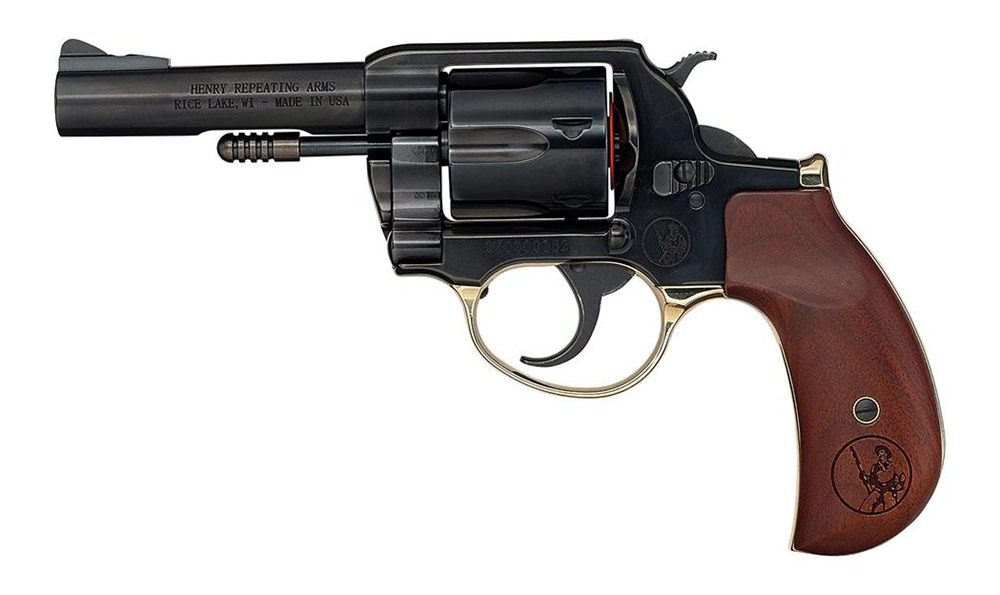 Henry Repeating Arms H017BDM Big Boy 38 Special/357 Mag 6 Shot 4in Blued Ro view 2