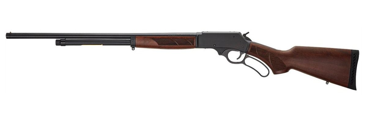 Henry H018G410 Side Gate Full Size 410 Bore Lever 2.50in 6+1 24in Blued Ste view 2