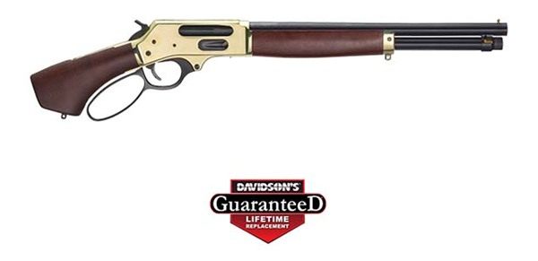 Henry Lever Action Brass Axe 410 GA Shotgun 5rd Magazine 2.5in Chamber 15.1 view 2