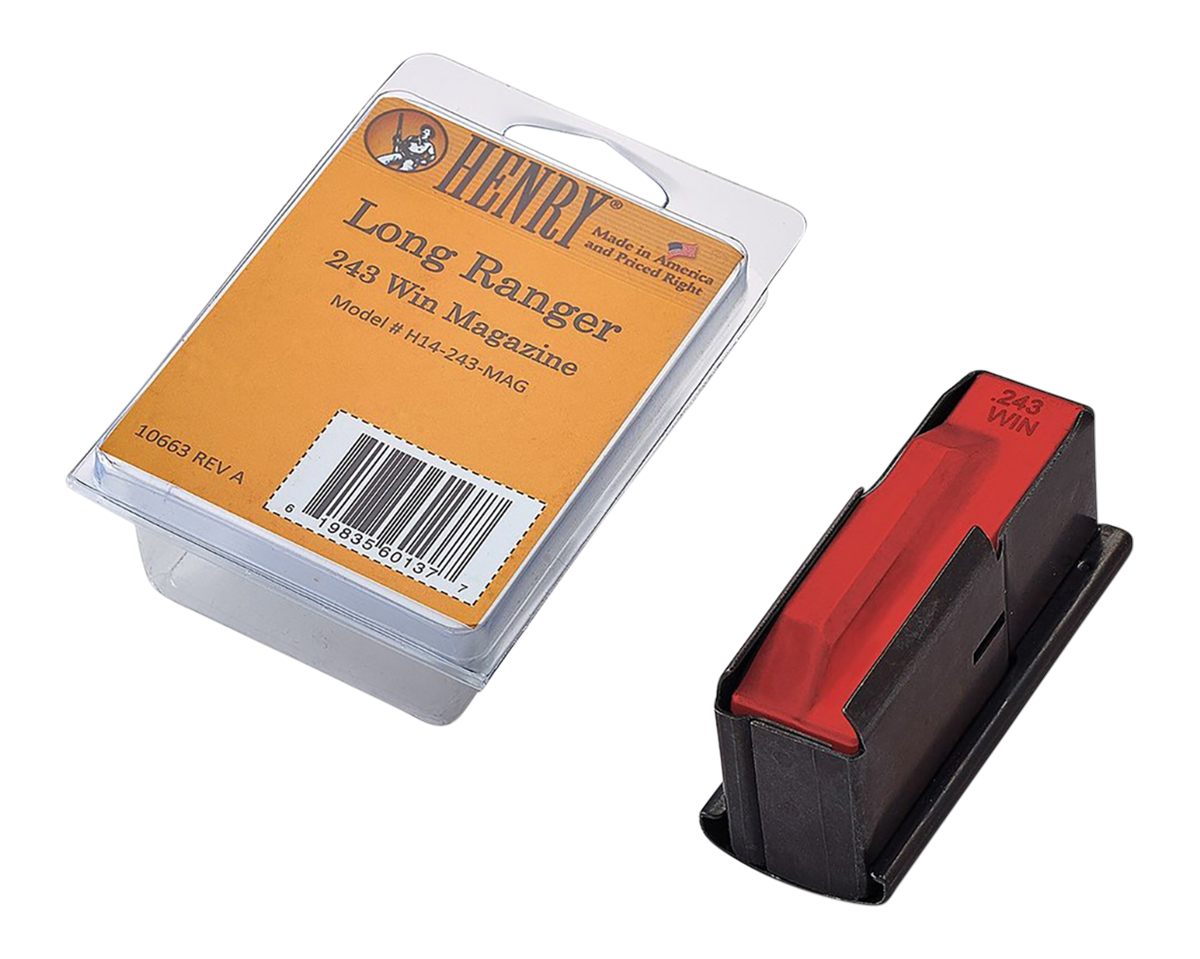 Henry H14243MAG Long Ranger 4rd 243 Win Blued Steel