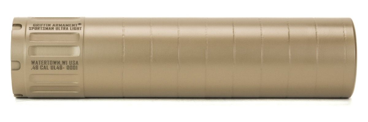 Griffin Armament Suppressor Sportsman UL 46 HD Fde