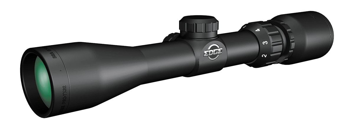 BSA Optics Edge Pistol Scope 2-7x28mm 30/30 Duplex Reticle, Black Matte