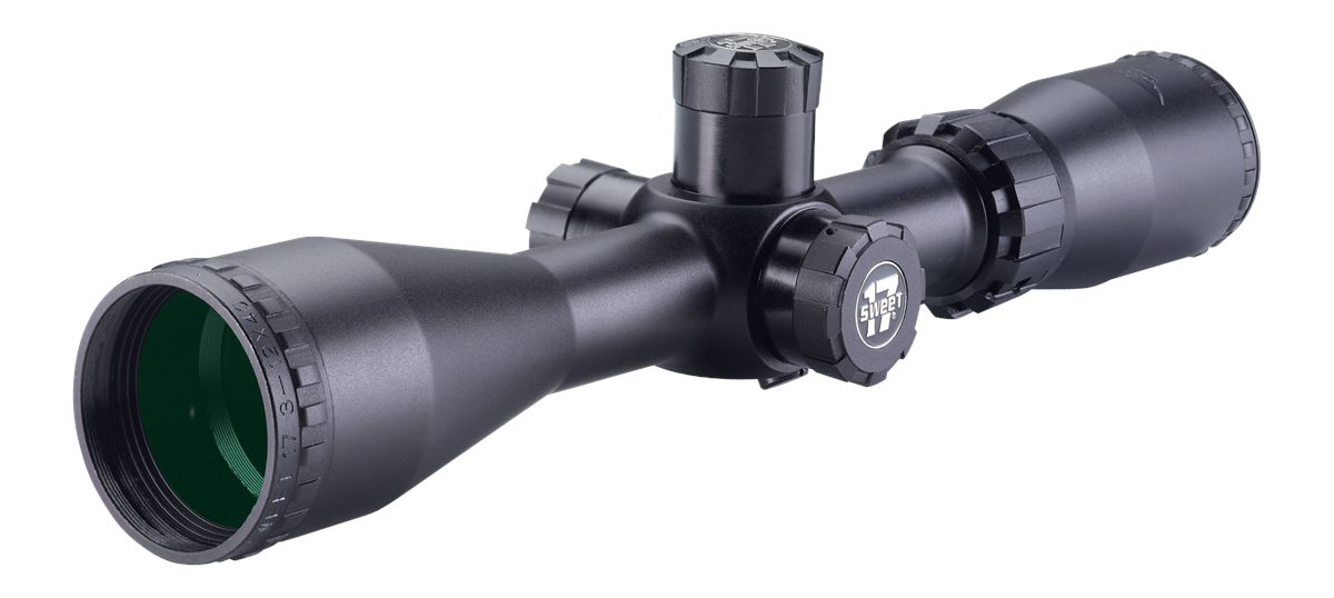 BSA 3-12X40 Sweet 17 Rifle Scope with Multi-Grain Turret, Black Matte
