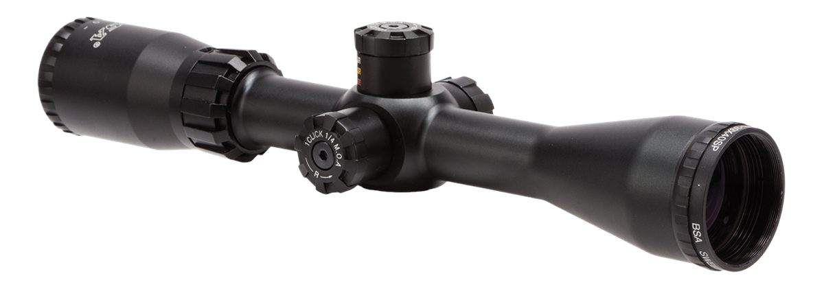 BSA 3-9X40 Sweet 22 Rifle Scope with Side Parallax Adjustment and Multi-Gra