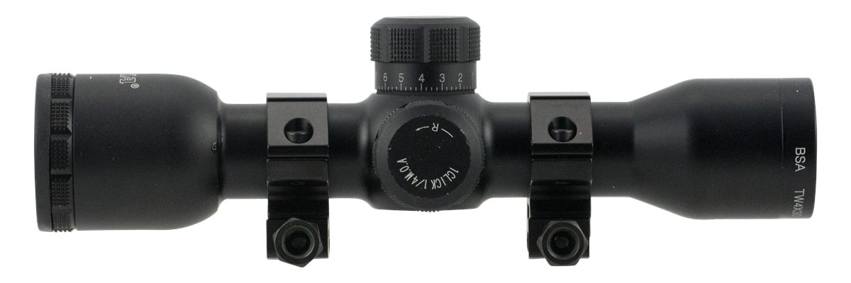 Gamo Outdoor BSA TW4X30 Tactical Weapon Black Matte 4x 30mm 1in Tube Mil-Do