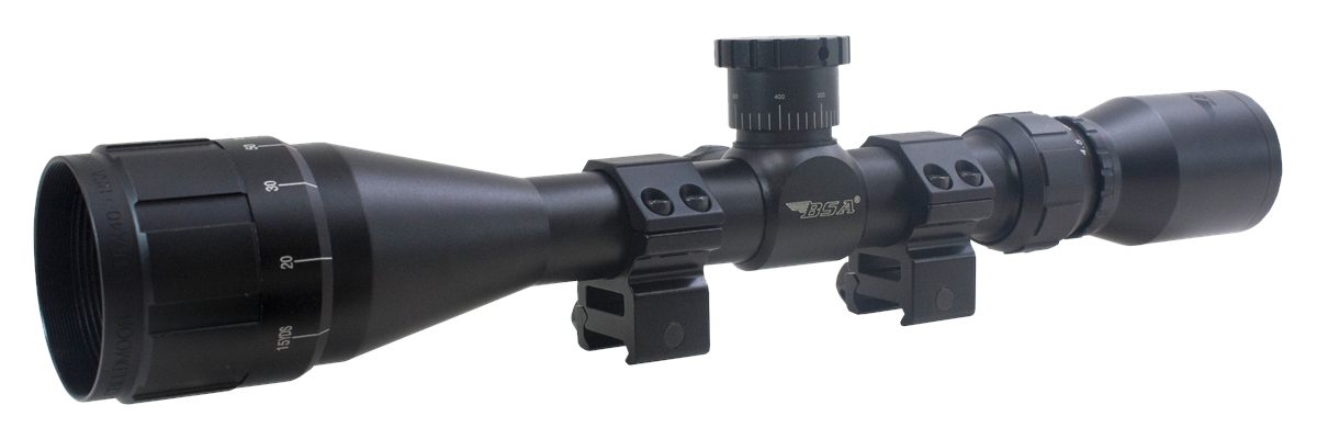 Gamo BSA Optics Sweet 17 AO 3-9 X 40mm Rifle Scope HMR