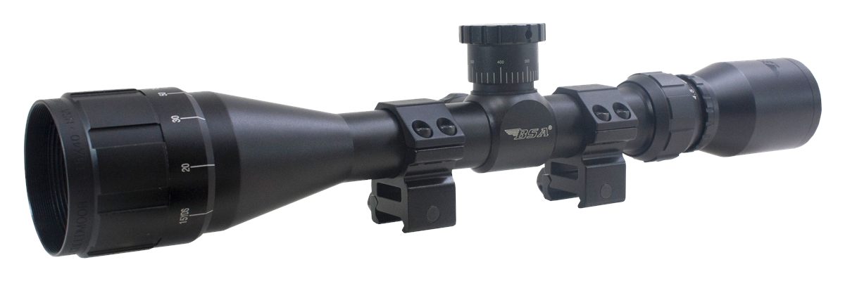 Gamo BSA Optics Sweet 17 AO 3-12 x 40mm Rifle Scope HMR