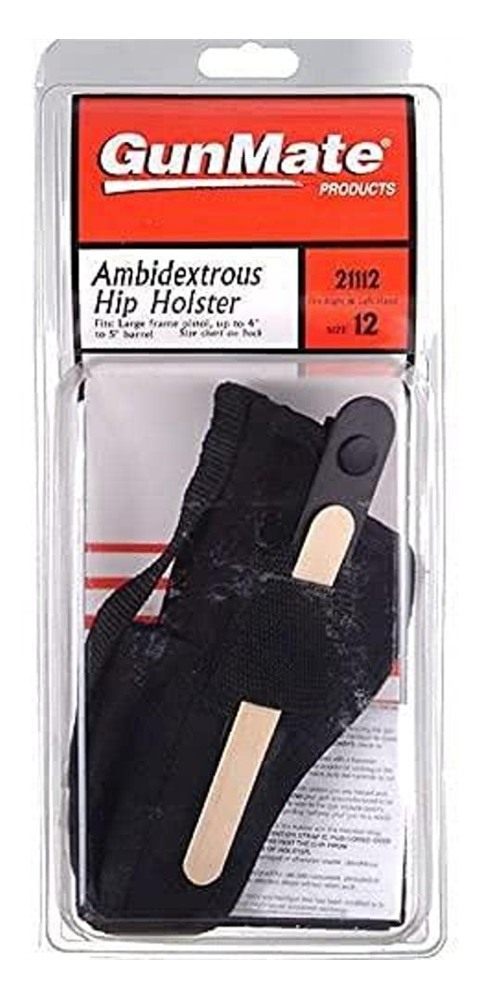 GunMate Hip Holster Black Size 12 Ambi, Clam view 2