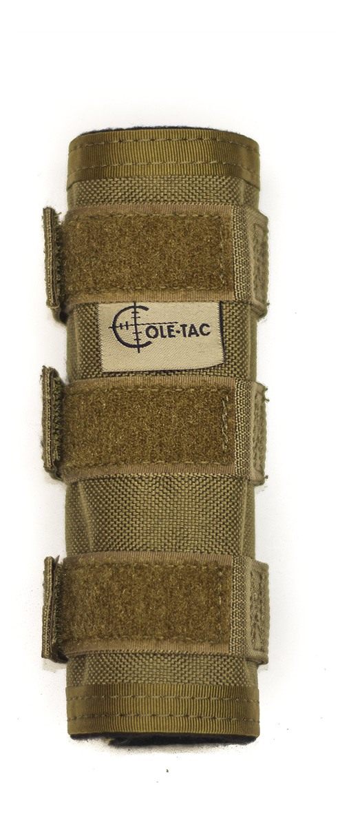 Cole TAC Metal Python Suppressor Cover (Coyote Brown, 6in)