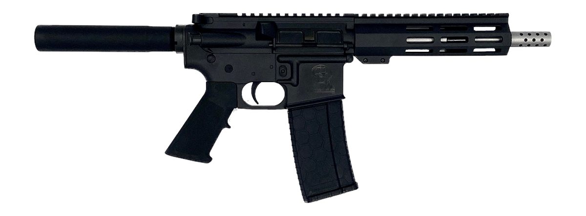 Great Lakes Firearms Ammo GL15223SSPBLK AR-15 Pistol 223 Wylde 30+1 7.50in