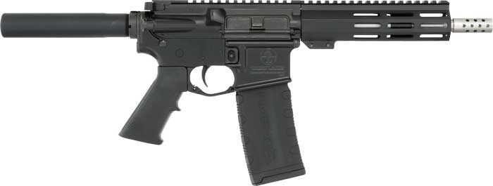 Great Lakes Firearms Ammo GL15223SSPBLK AR-15 Pistol 223 Wylde 30+1 7.50in view 3