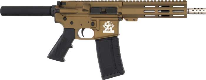 Great Lakes Firearms GL15223SSPBRZ AR-15 Pistol 223 Wylde 30+1 7.50in Stain view 2