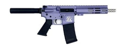 Great Lakes AR-15 Handgun .223 Wylde 30rd Magazine 7.5" Stainless Barrel Wild Orchid Finish