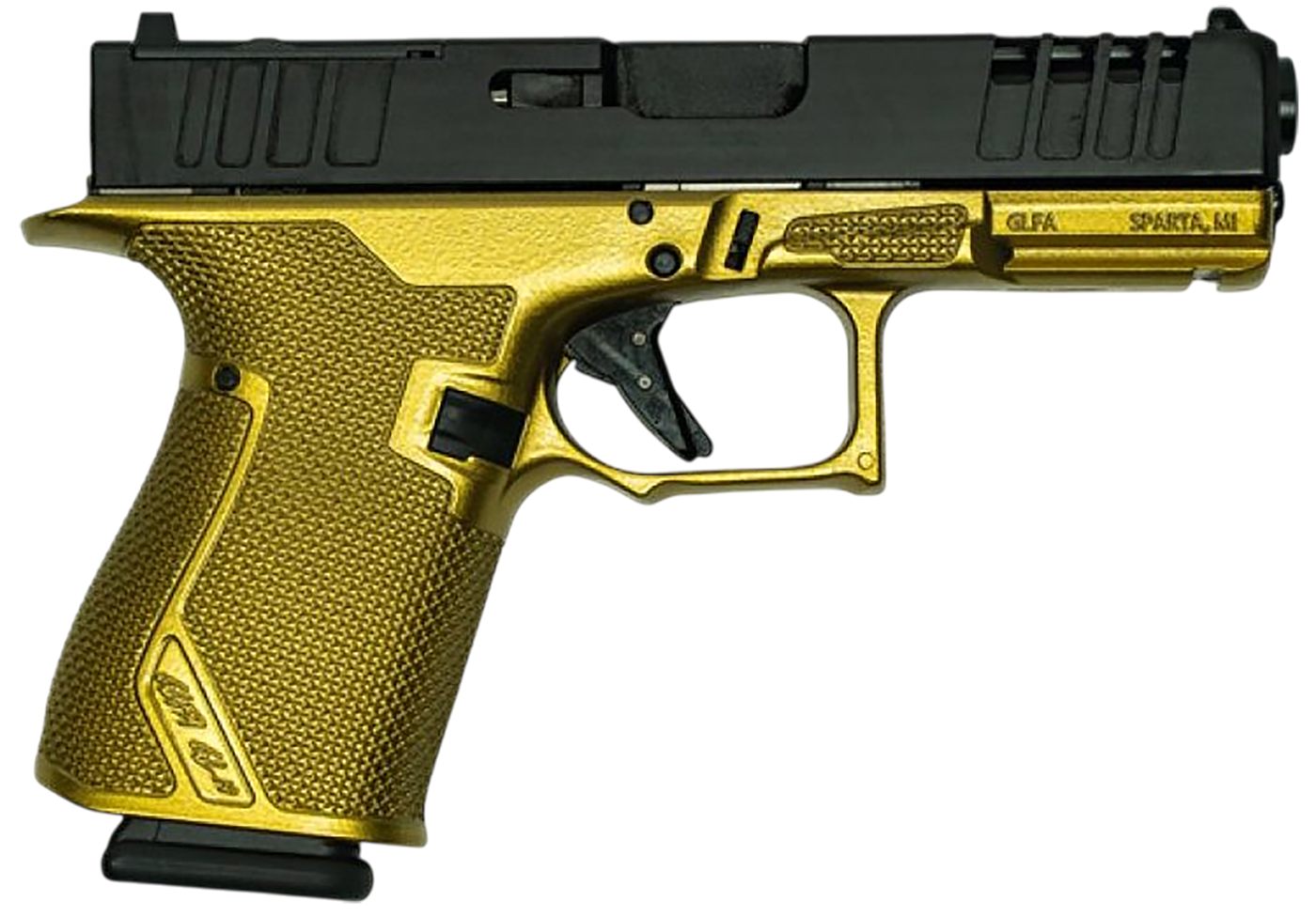 Great Lakes Firearms Ammo GL19GGLD Striker Compact 9mm Luger 15+1 4in Black