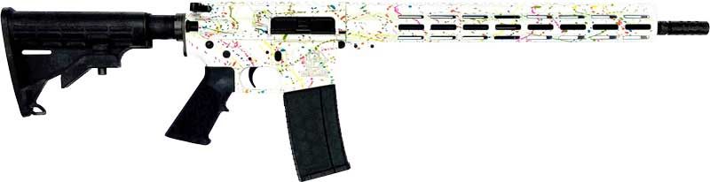 Great Lakes Firearms Ammo Glfa AR15 Splatter 223 Wylde 16in NIT BBL White view 2