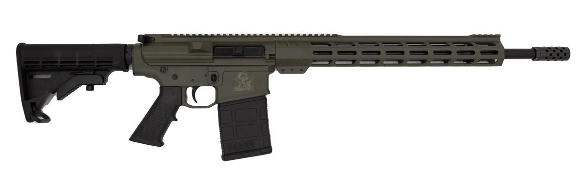 GLFA AR10 RIFLE 308 WIN 18" NITRIDE BBL 10-SHOT OD GREEN