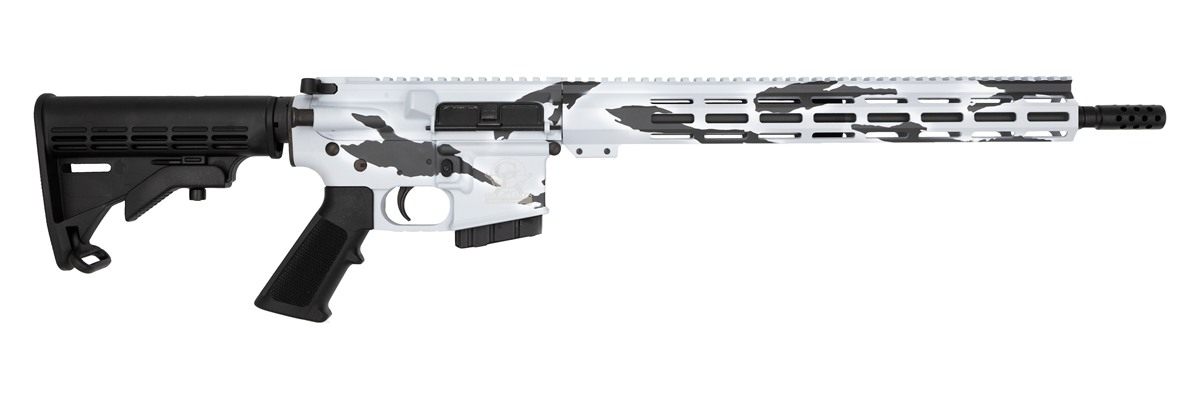 Great Lakes Firearms Glfa Ar-15 350leg 16 Pursuit Snow Camo 5rd