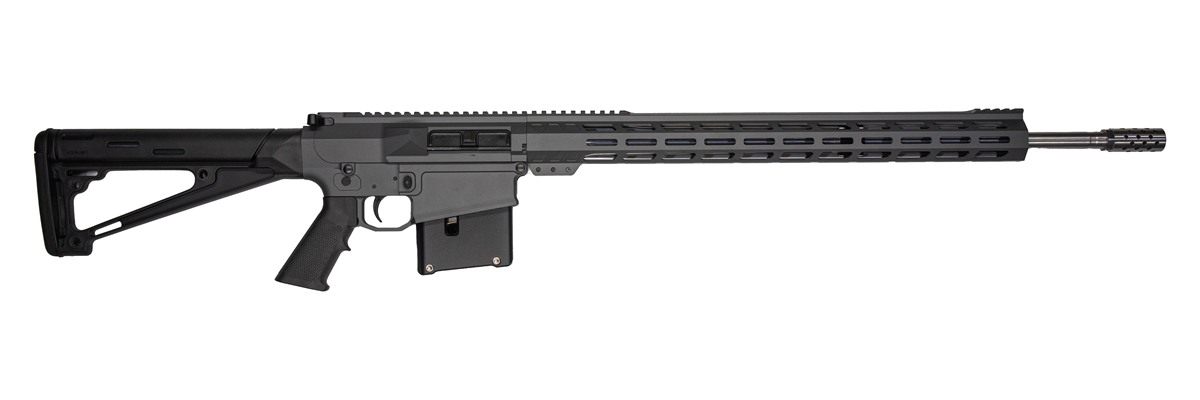 GLFA 300 Win Mag Rifle .300 Win Mag 5rd Magazine 24" 5/8x24 Threaded Barrel Sniper Grey Stainless Steel