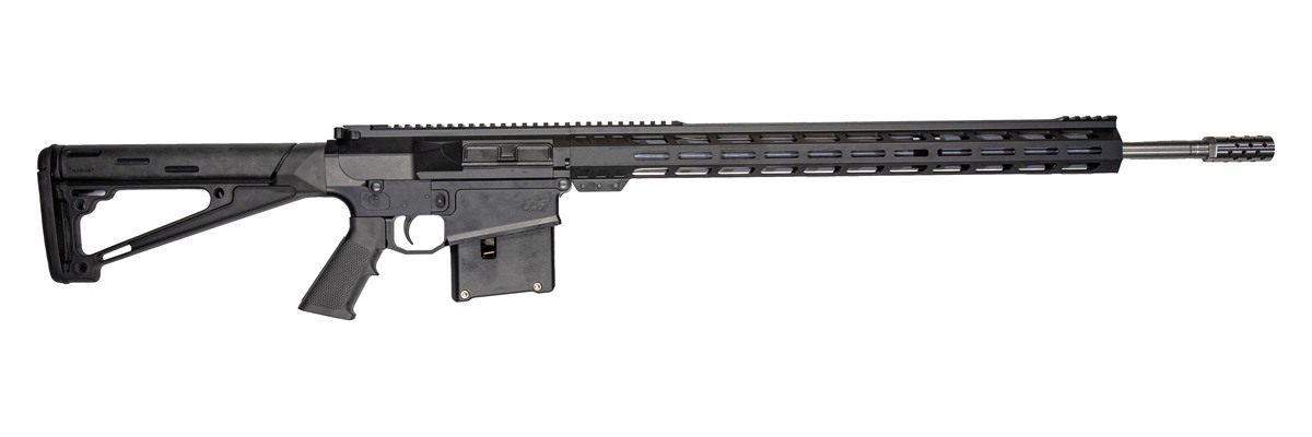 Great Lakes Firearms Ammo GL10LA7REMSSBLK AR-10 7mm Rem Mag 5+1 24in, Black