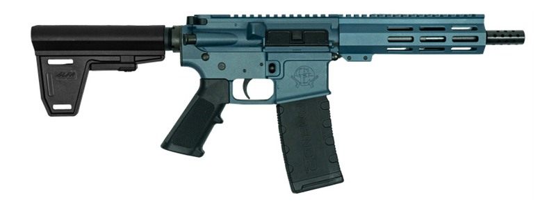 10 Ring Glfa 223 Wylde Braced Pistol 30rd Magazine 7.5in Nitride Barrel Tit