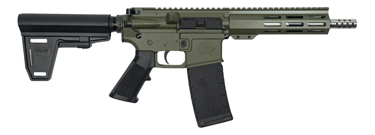 Great Lakes Firearms Ammo Glfa AR15 Pistol W/Brace 223 Wylde 7.5in SS Barre