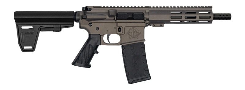 10 Ring Glfa 223 Wylde Braced Pistol 30rd Magazine 7.5in Nitride Barrel Tun